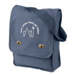 Navy Pigment-Dyed Canvas Field Bag