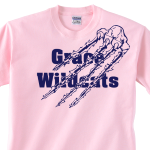 Pink Grace Wildcats Claw Tee