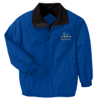Royal Fleece-Lined Nylon Jacket