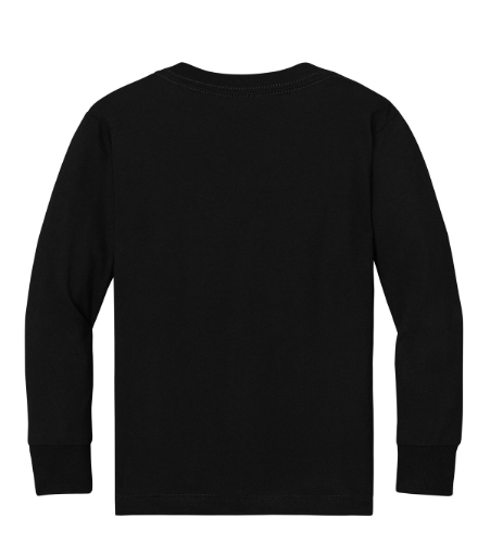 Back view of Toddler Jersey Long Sleeve Tee – 3501T