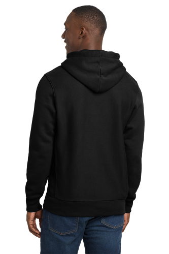 Back view of Sport-Tek Super Heavyweight Pullover Hooded Sweatshirt