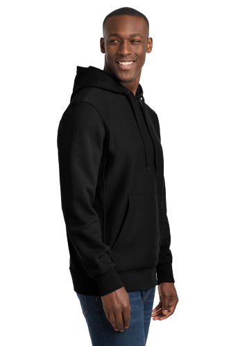 Left view of Sport-Tek Super Heavyweight Pullover Hooded Sweatshirt