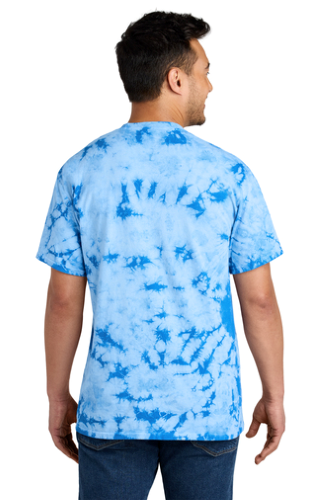 Back view of Port & Company ® Crystal Tie-Dye Tee PC145