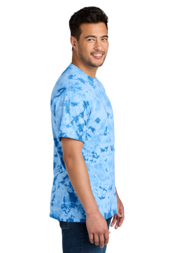 Right view of Port & Company ® Crystal Tie-Dye Tee PC145
