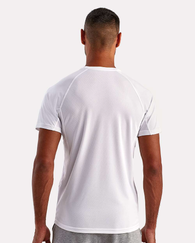 Back view of Unisex Panelled Tech T-Shirt