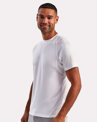 Right view of Unisex Panelled Tech T-Shirt