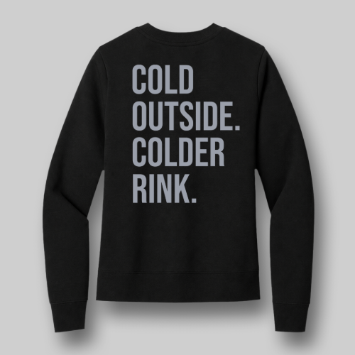 Back view of Women’s Fleece Crew