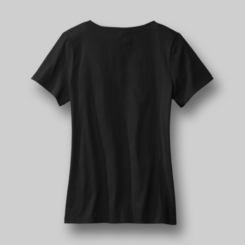 Back view of Women’s Daily V-Neck Tee