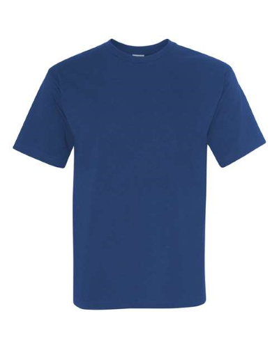 USA Made 100 Cotton Short Sleeve T Shirt in Navy