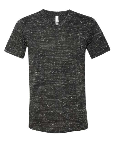 Unisex Textured Jersey V-Neck Tee