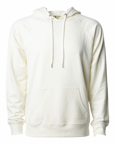 Icon Unisex Lightweight Loopback Terry Hooded Pullover