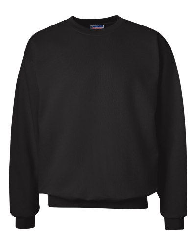 PrintProXP Ultimate Cotton Crewneck Sweatshirt in Black