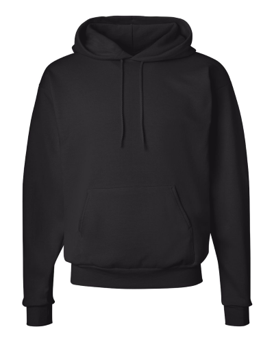 ComfortBlend EcoSmart Hooded Sweatshirt in Black
