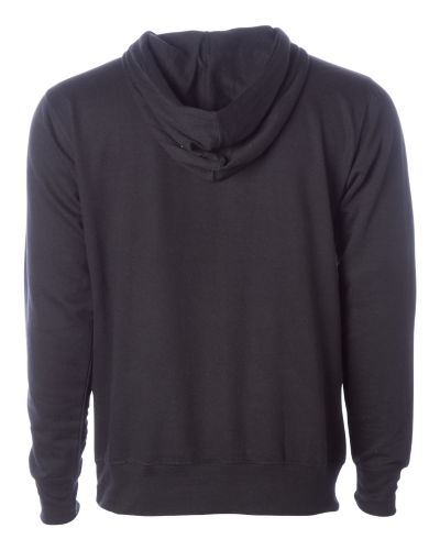 Back view of Midweight Hooded Sweatshirt