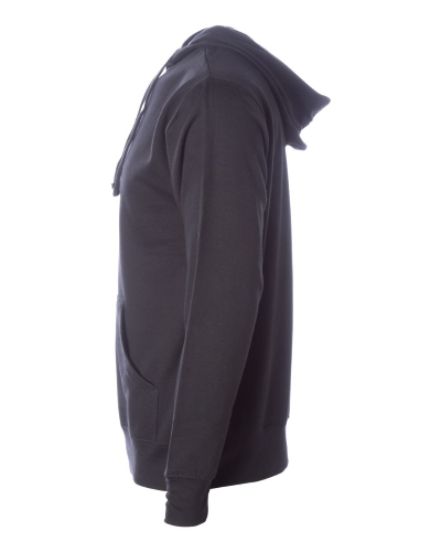 Left view of Midweight Hooded Sweatshirt