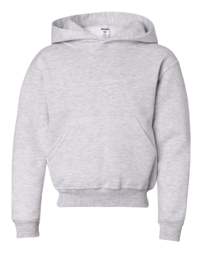 NuBlend Youth Hooded Sweatshirt in Ash