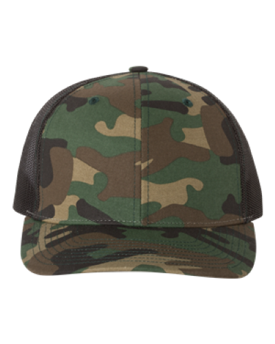 Patterned Snapback Trucker Cap