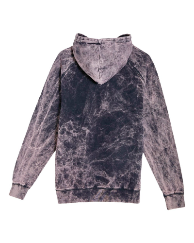 Back view of Vintage Raglan Hooded Sweatshirt