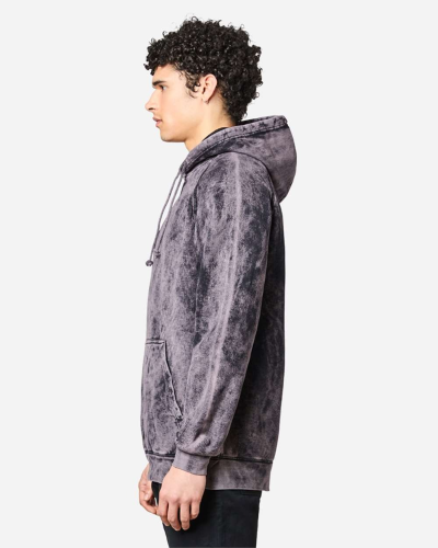 Left view of Vintage Raglan Hooded Sweatshirt