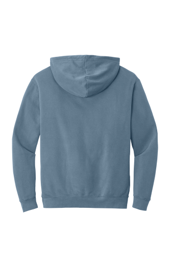 Back view of Comfort Colors® Lightweight Hooded Sweatshirt