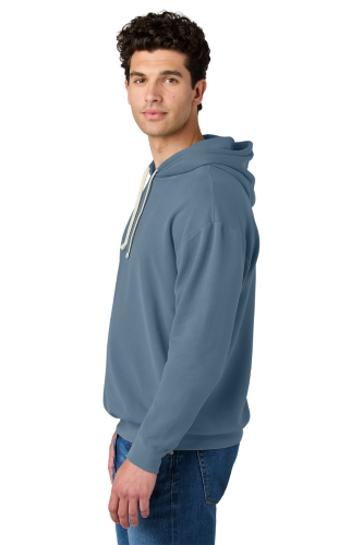 Right view of Comfort Colors® Lightweight Hooded Sweatshirt