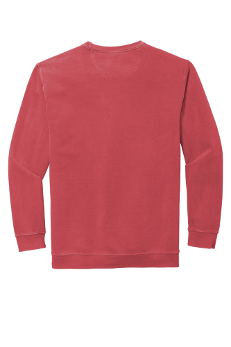 Back view of COMFORT COLORS Ring Spun Crewneck Sweatshirt