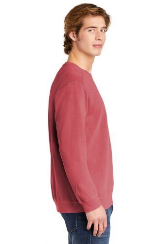 Left view of COMFORT COLORS Ring Spun Crewneck Sweatshirt