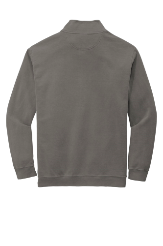 Back view of COMFORT COLORS Ring Spun 1/4-Zip Sweatshirt