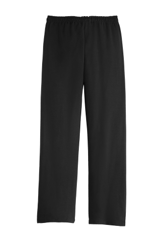Back view of Gildan Heavy Blend Open Bottom Sweatpant