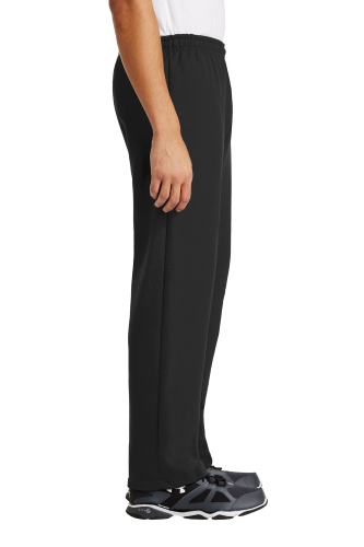 Left view of Gildan Heavy Blend Open Bottom Sweatpant