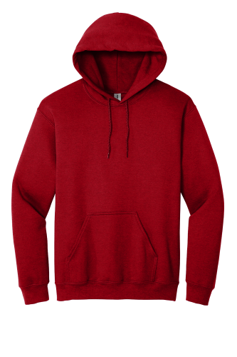 Gildan Heavy Blend Hooded Sweatshirt in Antqu Chry Red