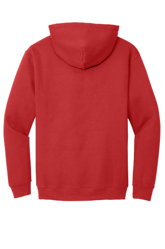 Back view of Gildan Heavy Blend Hooded Sweatshirt