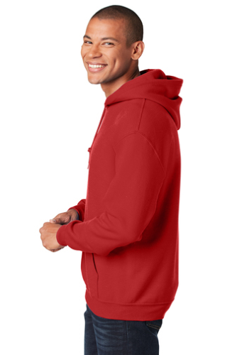 Right view of Gildan Heavy Blend Hooded Sweatshirt