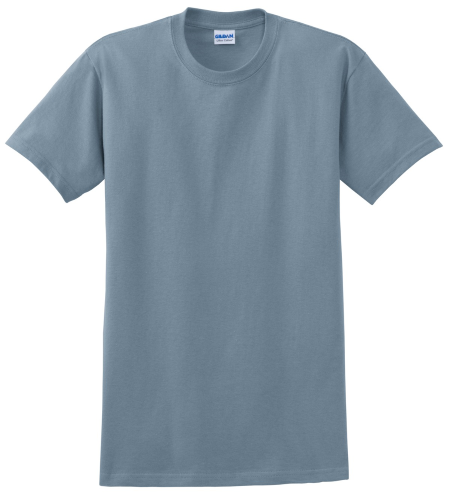 Gildan Ultra Cotton 100% Cotton T-Shirt in Stone Blue
