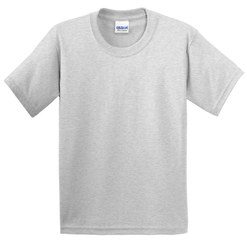 Gildan Youth Ultra Cotton 100 Cotton T Shirt in Ash