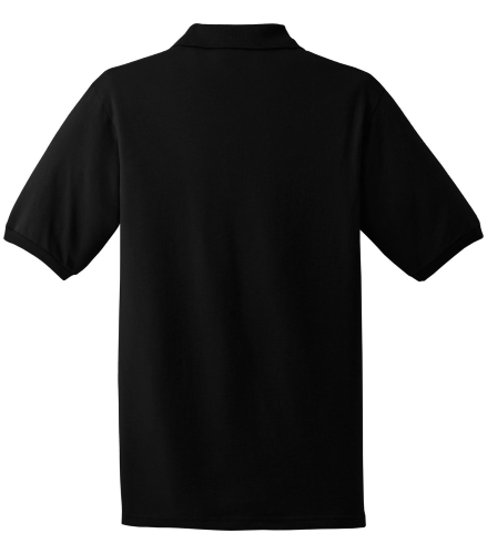 Back view of JERZEES SpotShield 5.6-Ounce Jersey Knit Sport Shirt