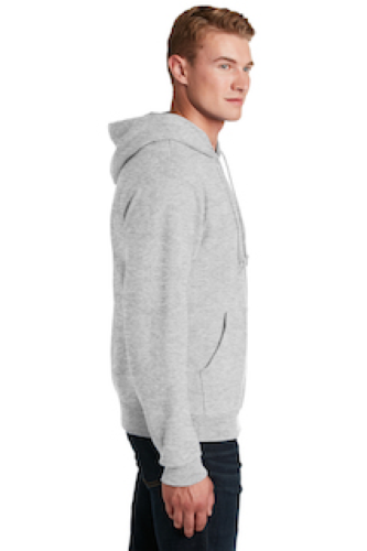 Right view of JERZEES SUPER SWEATS Pullover Hooded Sweatshirt