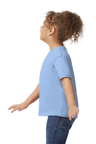 Left view of Gildan Toddler Heavy Cotton 100% Cotton T-Shirt