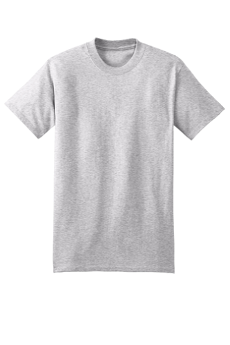 Hanes Beefy-T Born To Be Worn 100% Cotton T-Shirt in Ash