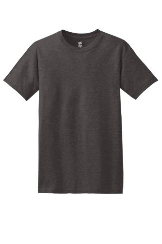 Hanes ComfortSoft Heavyweight 100% Cotton T-Shirt in CharcoalHt