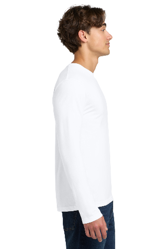 Left view of Gildan Softstyle Long Sleeve T-Shirt