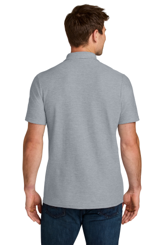 Back view of Gildan Softstyle Pique Polo 64800