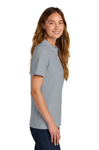 Right view of Gildan Softstyle Women’s Pique Polo 64800L