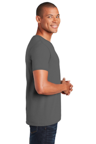 Right view of Gildan Softstyle V-Neck T-Shirt
