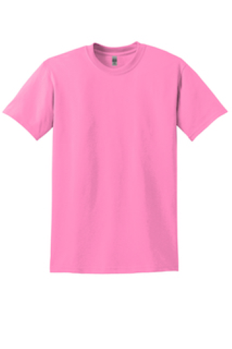 Gildan DryBlend 50 Cotton/50 DryBlend Poly T-Shirt in AZALEA