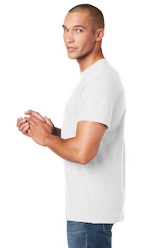Right view of Gildan DryBlend 50 Cotton/50 DryBlend Poly T-Shirt