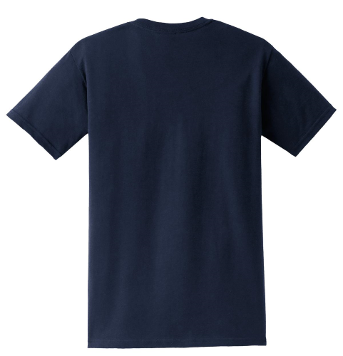 Back view of Gildan DryBlend 50 Cotton/50 DryBlend Poly Pocket T-Shirt