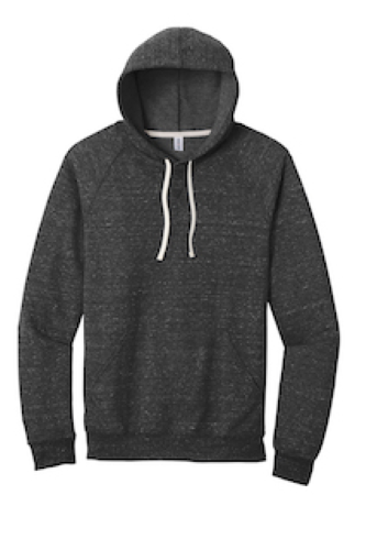 Snow Heather French Terry Raglan Hoodie
