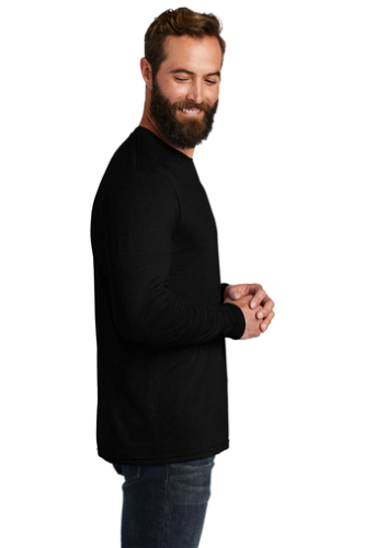 Left view of Allmade Unisex Tri-Blend Long Sleeve Tee AL6004