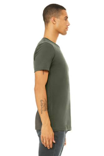 Right view of BELLA+CANVAS Unisex Jersey Short Sleeve Tee